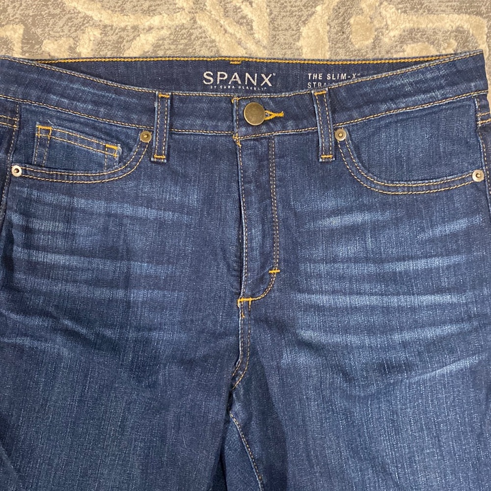 Spanx women’s jeans size 30 slim -c straight leg